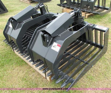 skid steer rock and brush grapple|best skid steer brush grapple.